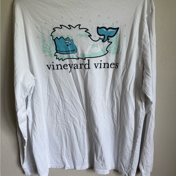Men’s M White Vineyard Vines Graphic Print Lightweight Long Sleeve Shirt - Picture 6 of 6